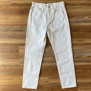 Madewell Perfect Summer jean in white size 27
